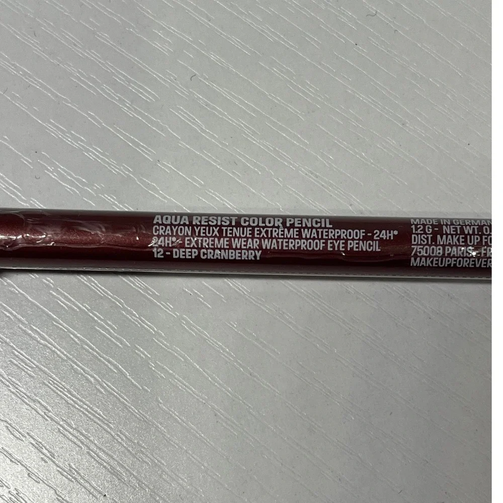 Make‎ Up For Ever Aqua Resist Color Pencil 12 Deep Cranberry Waterproof Eyeliner